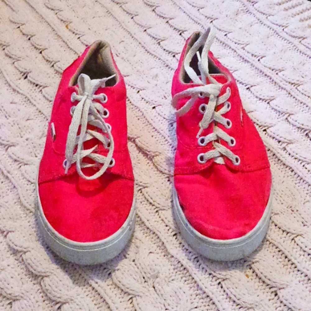 Pop pink used vans